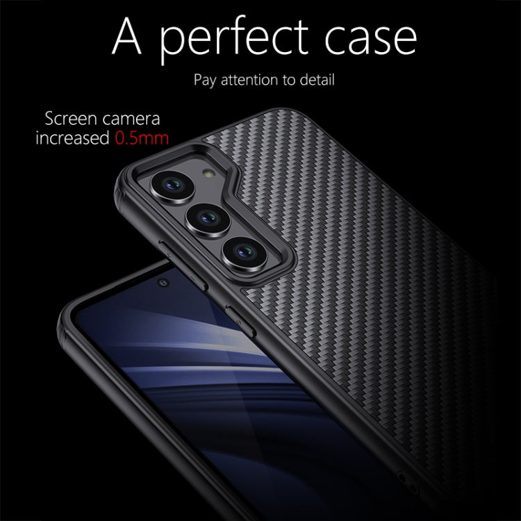 For Samsung Galaxy S23+ 5G wlons Magsafe Carbon Fiber Kevlar TPU Phone Case(Black) - free shipping - PMC TechLife - Order now!