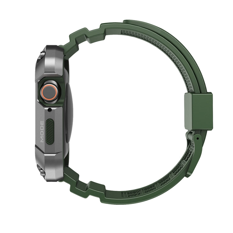 NILLKIN Ruidong Series Alloy + TPU Integrated Watch Band For Apple Watch Series 8&7 45mm(Black) - Watch Bands by NILLKIN | Online Shopping South Africa | PMC TechLife | Buy Now Pay Later Mobicred
