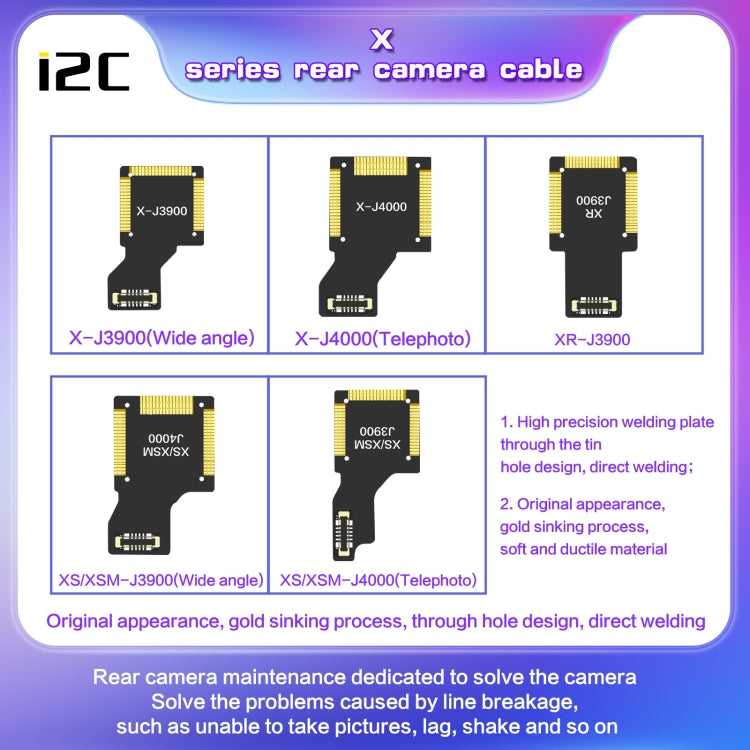 For iPhone 12 Pro i2C Back Facing Ultra Wide Camera Cable - Flex Cable by PMC TechLife | Online Shopping South Africa | PMC TechLife