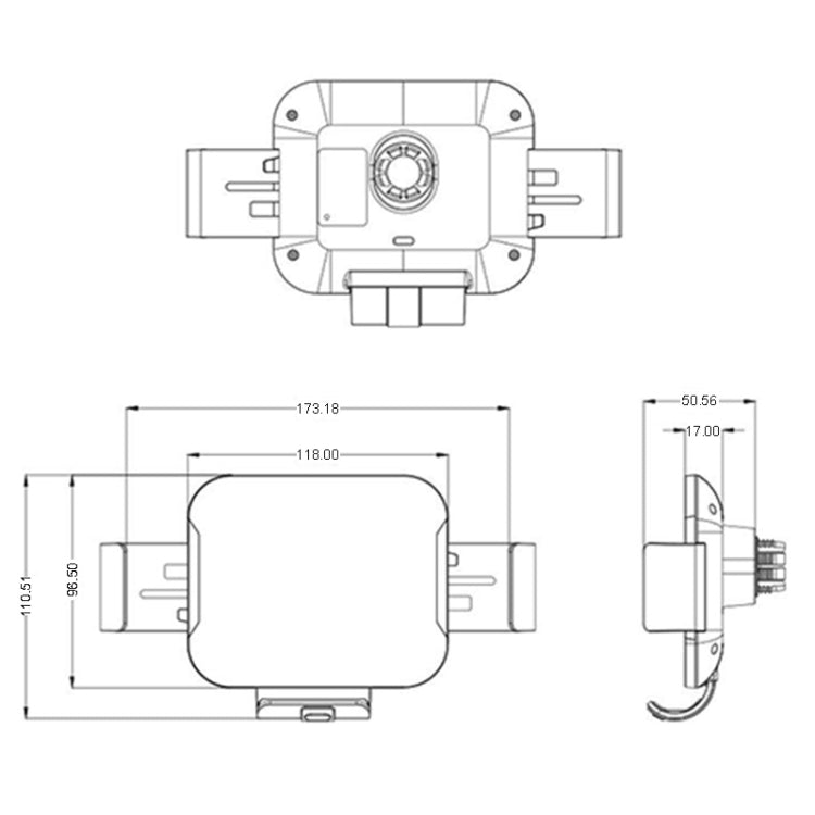 For Samsung Galaxy Z Fold4 / 3 S7 Dual Coil Car Phone Holder Wireless Charger - Wireless Charger Holders by PMC TechLife | Online Shopping South Africa | PMC TechLife