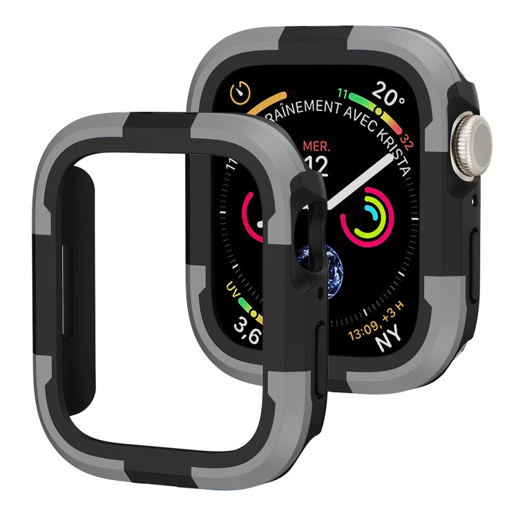 For Apple Watch Series SE 2&6&SE&5&4 40mm Armor Frame Watch Case(Grey) - Smart Wear by PMC TechLife | Online Shopping South Africa | PMC TechLife