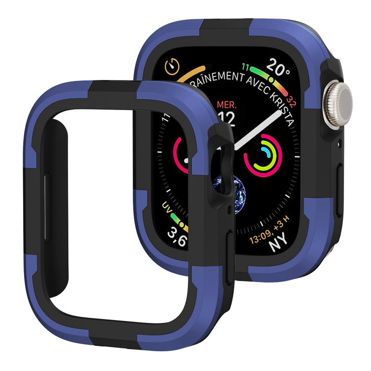 For Apple Watch Series 8 & 7 45mm Armor Frame Watch Case(Purple) - Smart Wear by PMC TechLife | Online Shopping South Africa | PMC TechLife