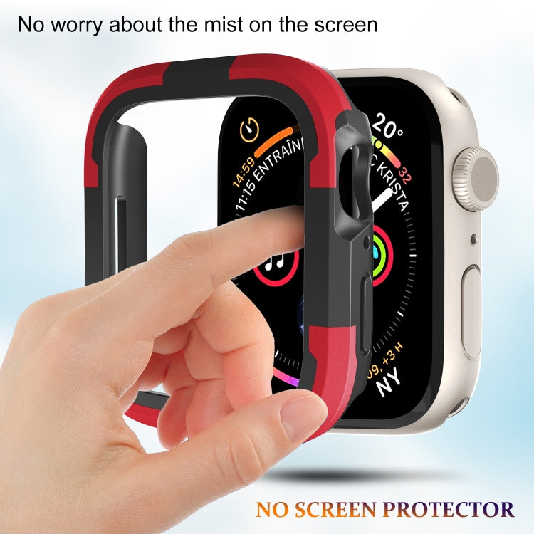 For Apple Watch Ultra 49mm Armor Frame Watch Case(Red) - Smart Wear by PMC TechLife | Online Shopping South Africa | PMC TechLife