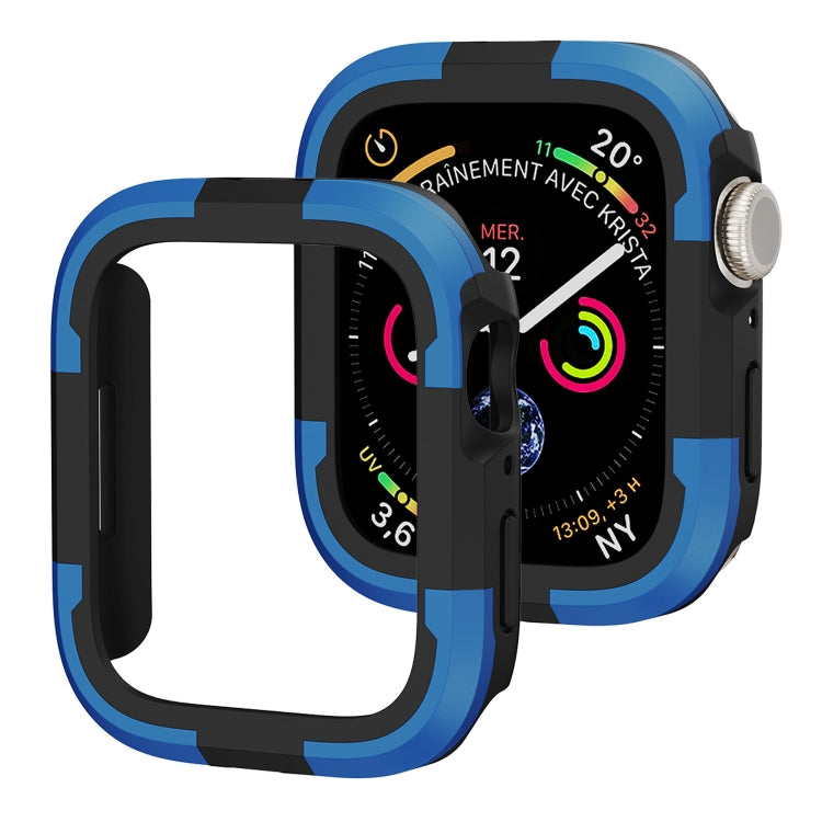 For Apple Watch Ultra 49mm Armor Frame Watch Case(Blue) - Smart Wear by PMC TechLife | Online Shopping South Africa | PMC TechLife