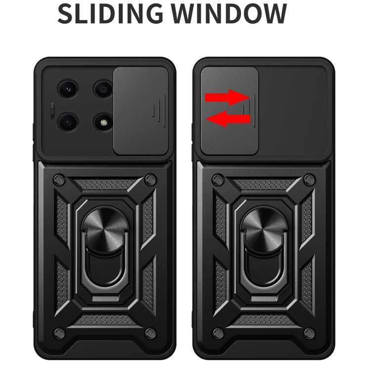 For Honor X8a 4G Sliding Camera Cover Design TPU + PC Phone Case(Rose Gold) - free shipping - PMC TechLife - Order now!