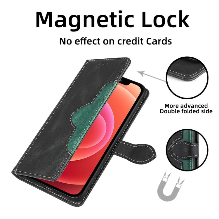 For Xiaomi Redmi Note 12 4G Global Skin Feel Magnetic Buckle Leather Phone Case(Black) - free shipping - PMC TechLife - Order now!