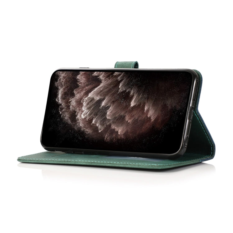 For TCL 40 SE Dual-color Stitching Leather Phone Case(Blue Green) - free shipping - PMC TechLife - Order now!