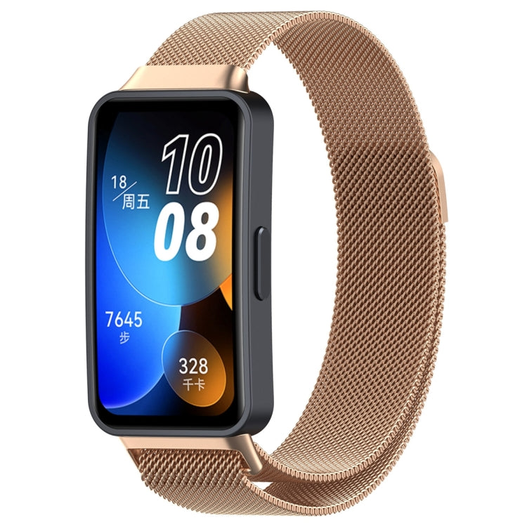 For Huawei Band 10 / 9 / 8 Milanese Metal Watch Band(Rose Gold) - free shipping - PMC TechLife - Order now!