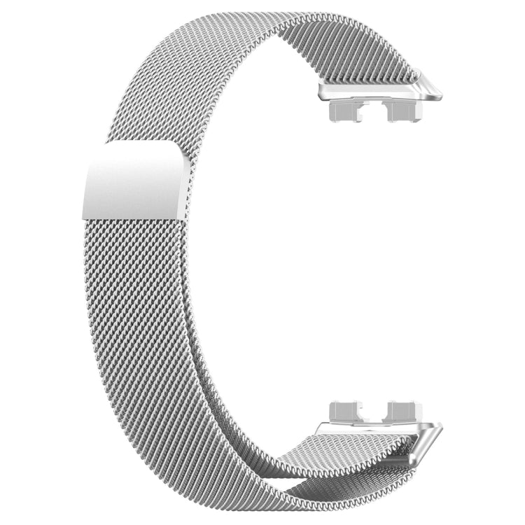 For Huawei Band 10 / 9 / 8 Milanese Metal Watch Band(Silver) - Watch Bands by PMC TechLife | Online Shopping South Africa | PMC TechLife | Buy Now Pay Later Mobicred