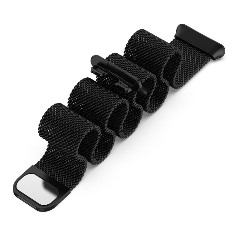 For Huawei Band 10 / 9 / 8 Milanese Metal Watch Band(Black) - Watch Bands by PMC TechLife | Online Shopping South Africa | PMC TechLife | Buy Now Pay Later Mobicred