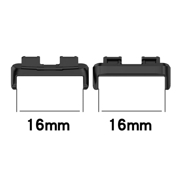 For Huawei Band 8 1 Pair Stainless steel Metal Watch Band Connector(Gold) -  by PMC TechLife | Online Shopping South Africa | PMC TechLife