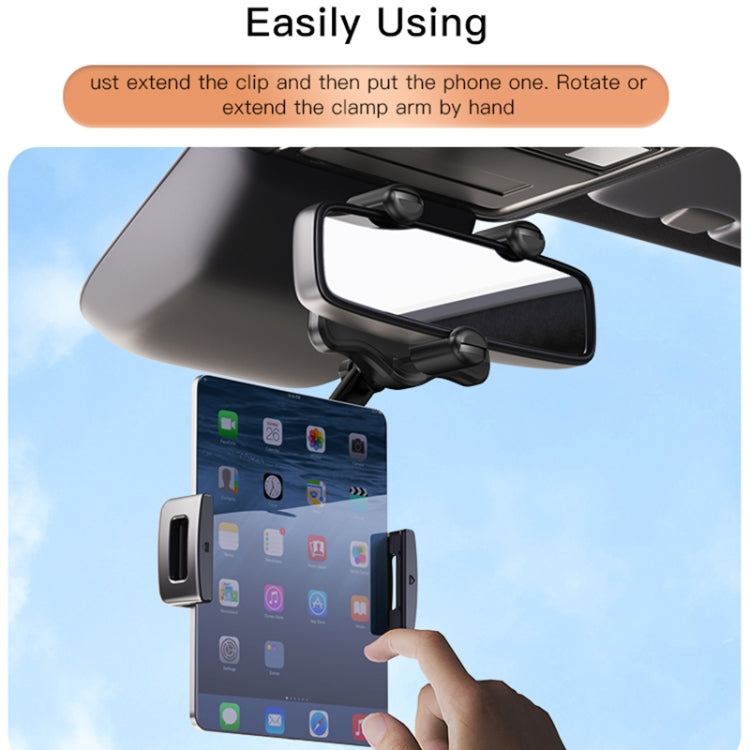 Yesido C196 Car Rearview Mirror Using Phone Holder(Black) - free shipping - PMC TechLife - Order now!