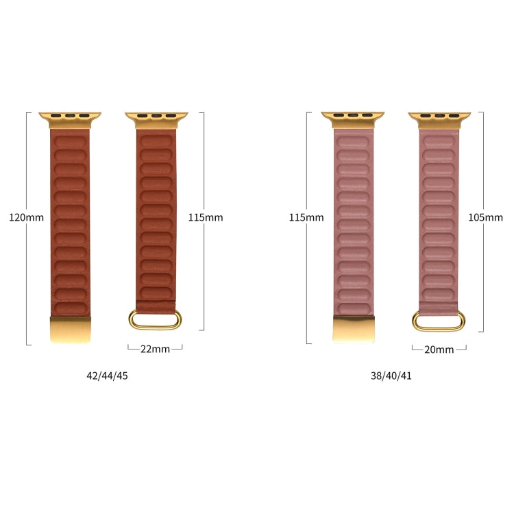 Magnetic Reverse Buckle Watch Band For Apple Watch Series 8&7 45mm(Starlight) - Smart Wear by PMC TechLife | Online Shopping South Africa | PMC TechLife