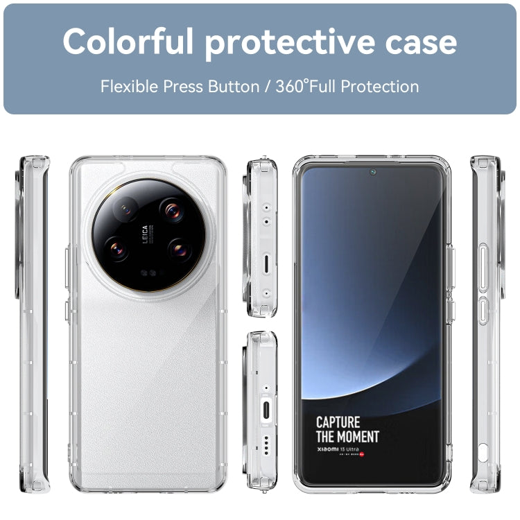 For Xiaomi 13 Ultra Colorful Series Acrylic + TPU Phone Case(Transparent) - free shipping - PMC TechLife - Order now!