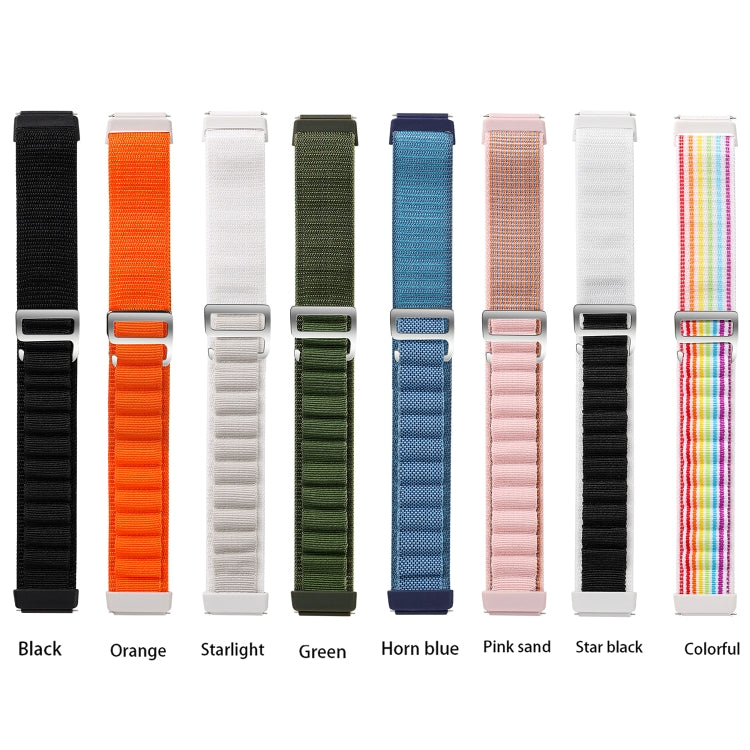 For Huawei Band 7 Loop Nylon Watch Band(Starlight) - Smart Wear by PMC TechLife | Online Shopping South Africa | PMC TechLife