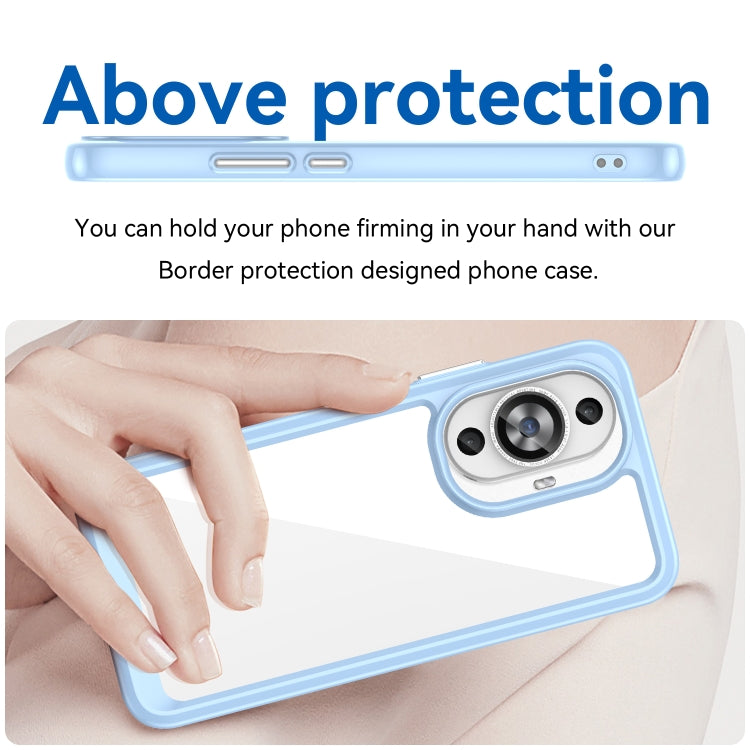 For Huawei Nova 11 Colorful Series Acrylic + TPU Phone Case(Blue) - free shipping - PMC TechLife - Order now!