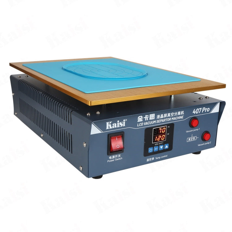 Kaisi 407 Pro 17 inch Dual Vacuum Pump LCD Screen Separator Machine(EU Plug) - free shipping - PMC TechLife - Order now!