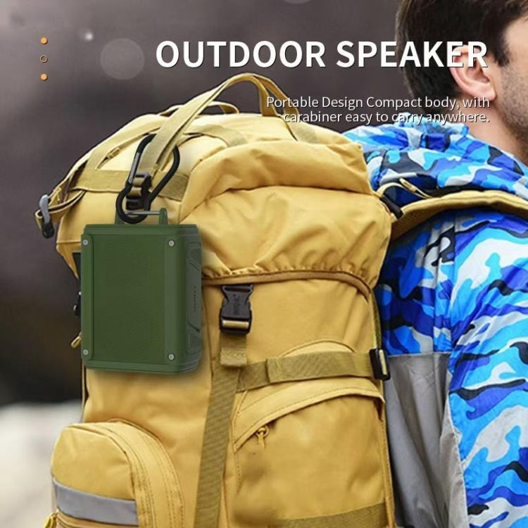 New Rixing NR109 TF FM Portable Bluetooth Stereo Surround(Black) - Desktop Speaker by NewRixing | Online Shopping South Africa | PMC TechLife | Buy Now Pay Later Mobicred