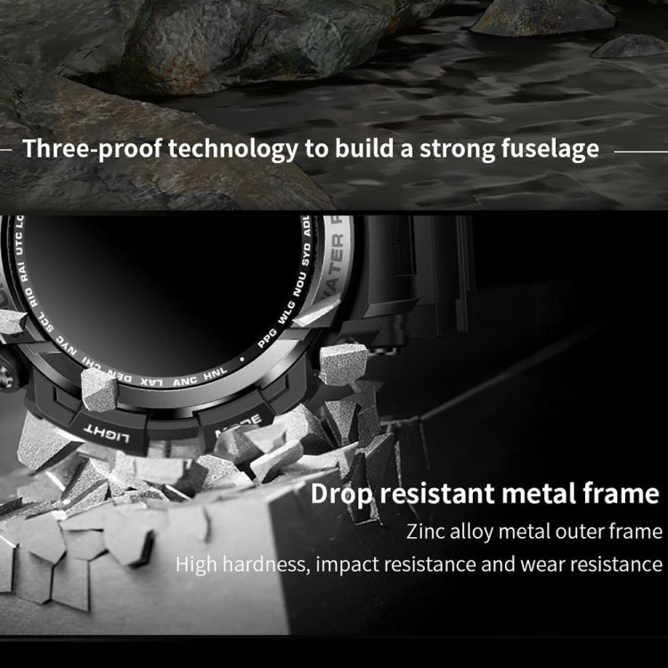 LC16 1.32 inch IP68 Waterproof Sports Outdoor Sport Smart Watch, Support Bluetooth Calling / Heart Rate Monitoring(Green) - Smart Wear by PMC TechLife | Online Shopping South Africa | PMC TechLife