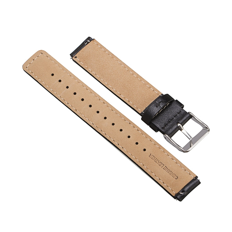 For Huawei Band 7 Glossy Leather Watch Band(Black) - Smart Wear by PMC TechLife | Online Shopping South Africa | PMC TechLife