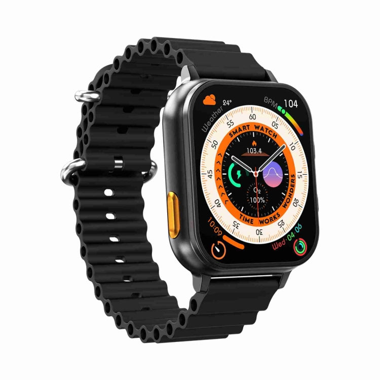 N22 2 in 1 1.96 inch HD Display Sport Bluetooth Call Earphone Smart Watch(Black) - Smart Wear by PMC TechLife | Online Shopping South Africa | PMC TechLife