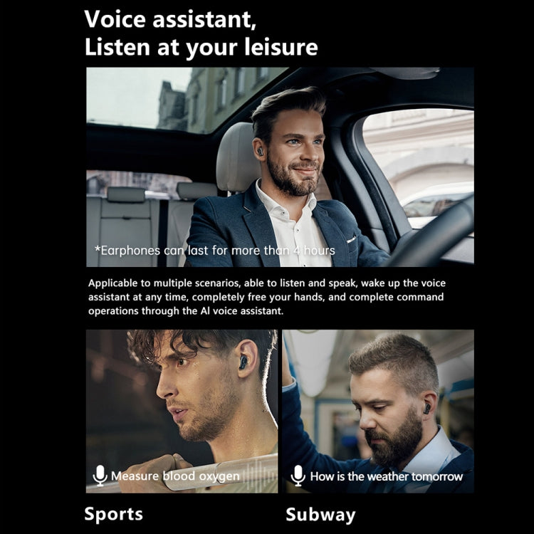 N22 2 in 1 1.96 inch HD Display Sport Bluetooth Call Earphone Smart Watch(Green) - Smart Wear by PMC TechLife | Online Shopping South Africa | PMC TechLife