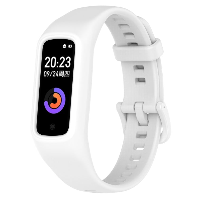 For Keep Band B2 Solid Color Integrated Silicone Watch Band(White) - Smart Wear by PMC TechLife | Online Shopping South Africa | PMC TechLife