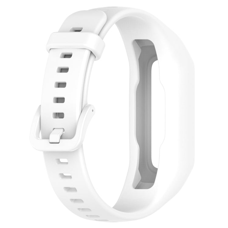 For Keep Band B2 Solid Color Integrated Silicone Watch Band(White) - Smart Wear by PMC TechLife | Online Shopping South Africa | PMC TechLife