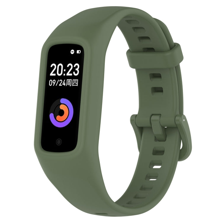 For Keep Band B2 Solid Color Integrated Silicone Watch Band(Army Green) - Smart Wear by PMC TechLife | Online Shopping South Africa | PMC TechLife