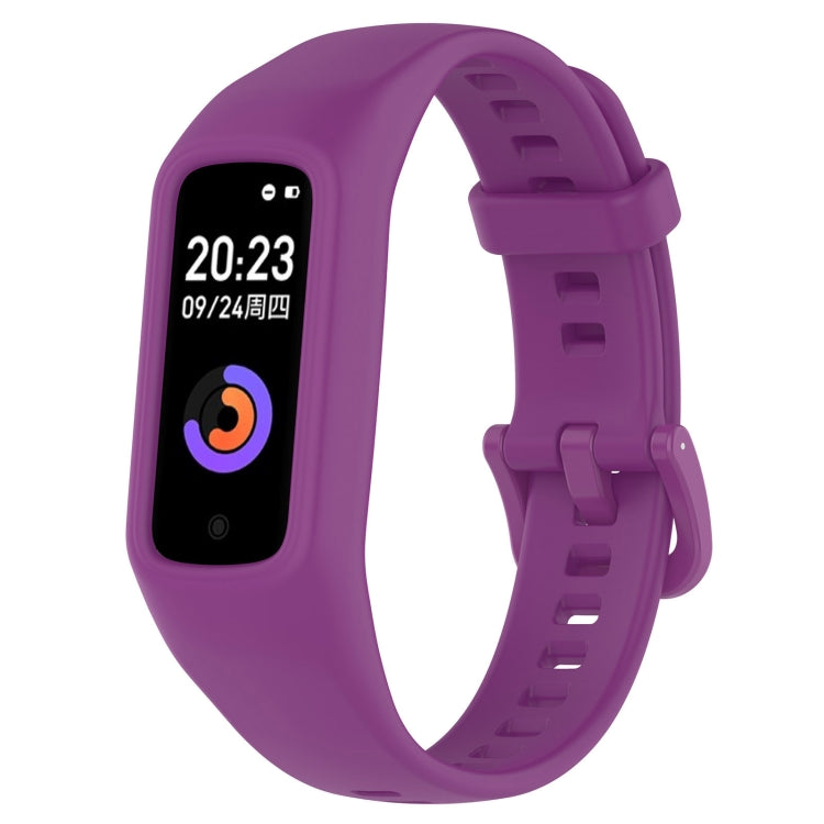 For Keep Band B2 Solid Color Integrated Silicone Watch Band(Purple) - Smart Wear by PMC TechLife | Online Shopping South Africa | PMC TechLife