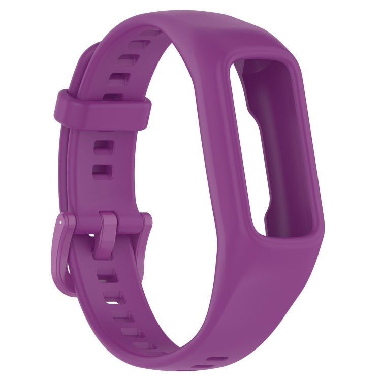 For Keep Band B2 Solid Color Integrated Silicone Watch Band(Purple) - Smart Wear by PMC TechLife | Online Shopping South Africa | PMC TechLife