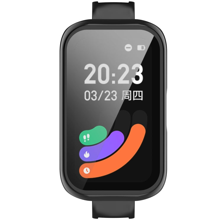 For Keep Band B3 PC + Tempered Glass Film Integrated Watch Protective Case(Black) - Smart Wear by PMC TechLife | Online Shopping South Africa | PMC TechLife