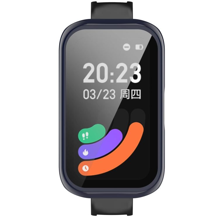 For Keep Band B3 PC + Tempered Glass Film Integrated Watch Protective Case(Ink Blue) - Smart Wear by PMC TechLife | Online Shopping South Africa | PMC TechLife