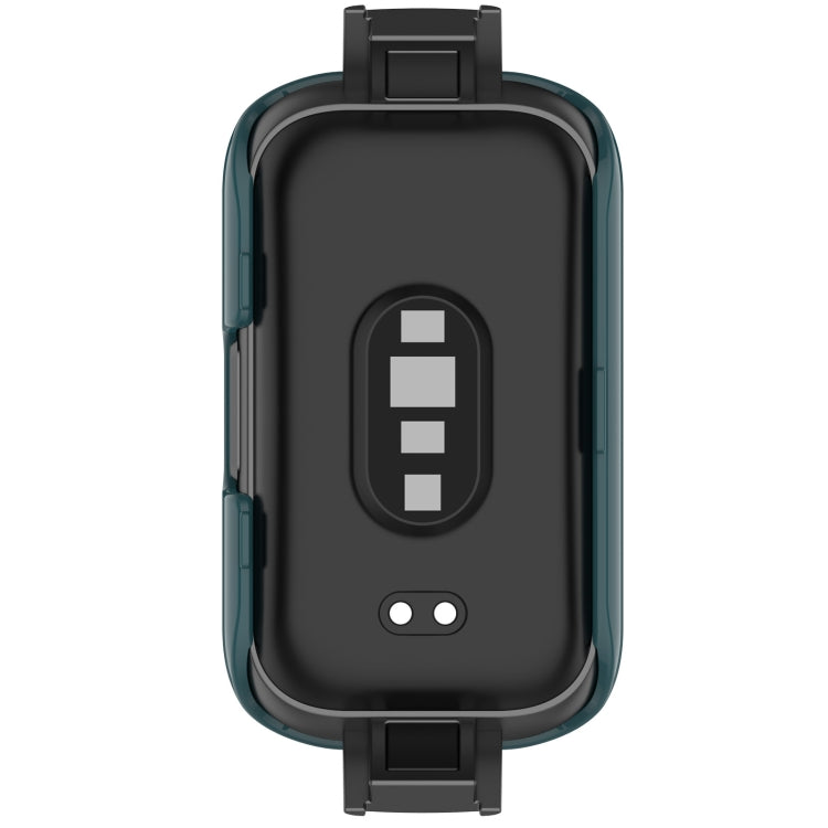 For Keep Band B3 PC + Tempered Glass Film Integrated Watch Protective Case(Pine Green) - Smart Wear by PMC TechLife | Online Shopping South Africa | PMC TechLife