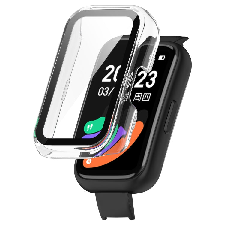 For Keep Band B3 PC + Tempered Glass Film Integrated Watch Protective Case(Transparent) - Smart Wear by PMC TechLife | Online Shopping South Africa | PMC TechLife