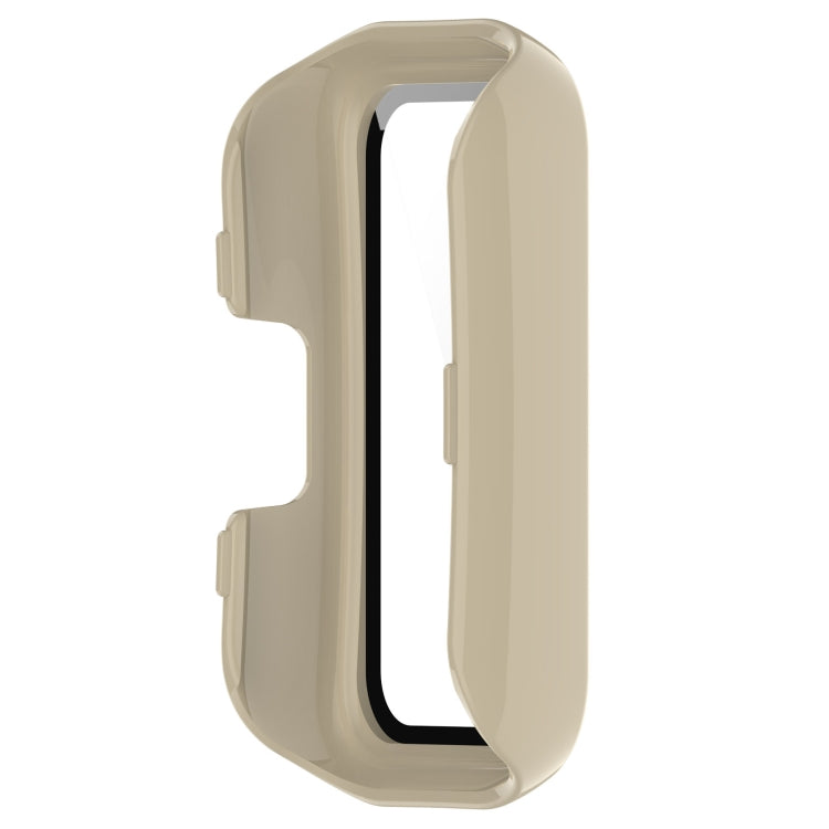 For Keep Band B3 PC + Tempered Glass Film Integrated Watch Protective Case(Ivory White) - Smart Wear by PMC TechLife | Online Shopping South Africa | PMC TechLife