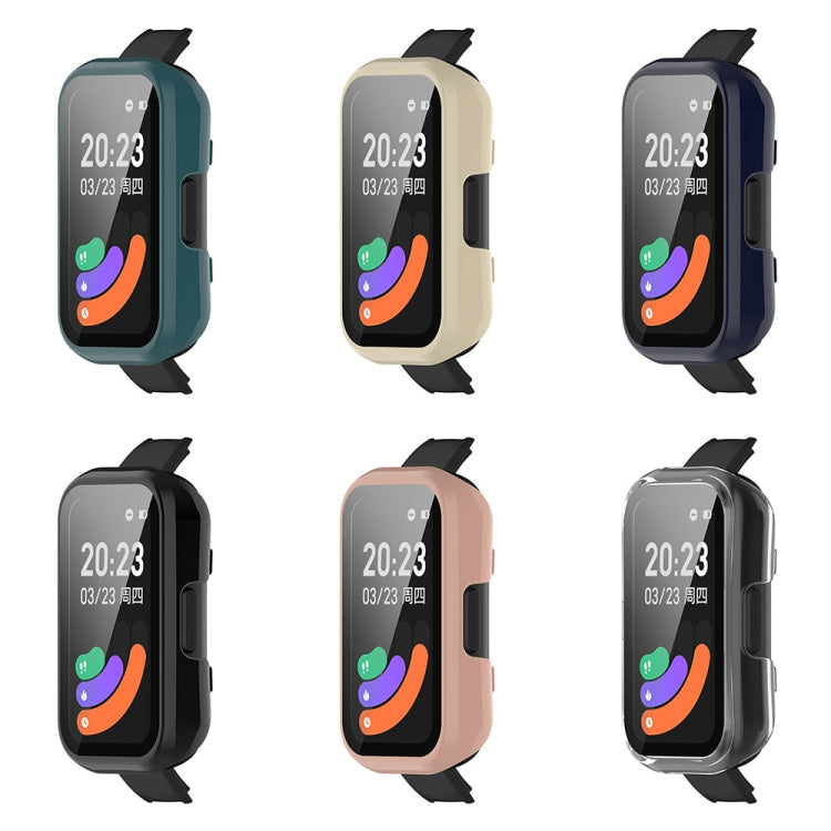 For Keep Band B3 PC + Tempered Glass Film Integrated Watch Protective Case(Transparent) - Smart Wear by PMC TechLife | Online Shopping South Africa | PMC TechLife