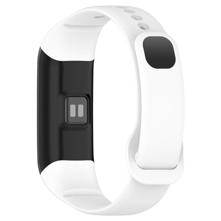 For Mambo Band 5 / 5S Solid Color Silicone Replacement Watch Band(White) - Smart Wear by PMC TechLife | Online Shopping South Africa | PMC TechLife