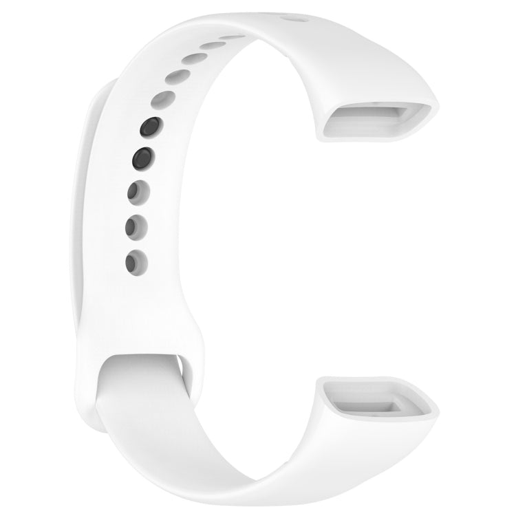 For Mambo Band 5 / 5S Solid Color Silicone Replacement Watch Band(White) - Smart Wear by PMC TechLife | Online Shopping South Africa | PMC TechLife