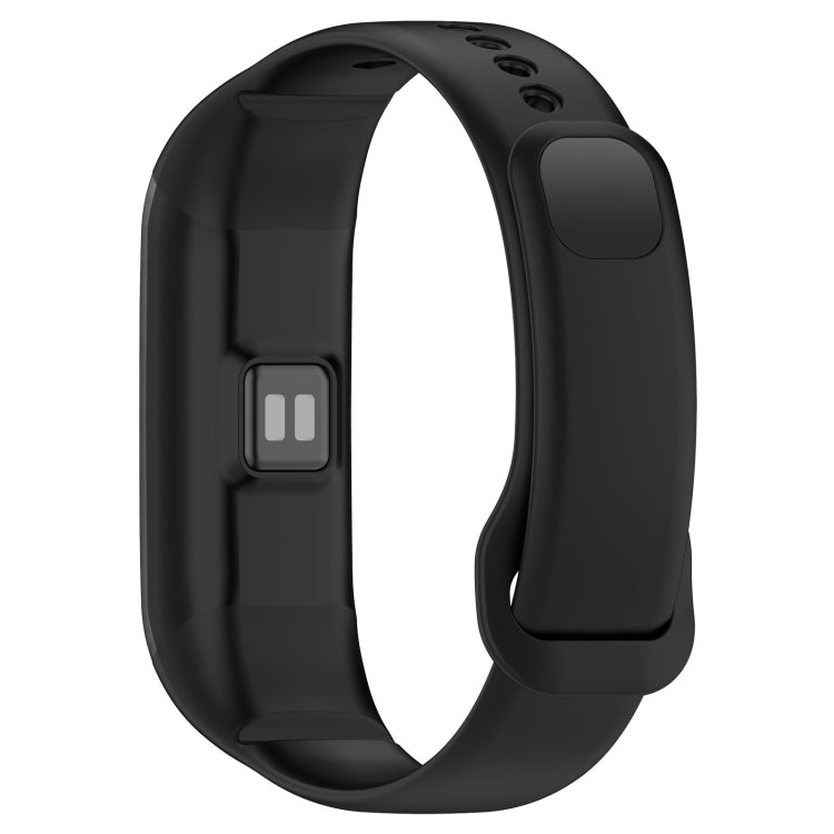 For Mambo Band 5 / 5S Solid Color Silicone Replacement Watch Band(Black) - Smart Wear by PMC TechLife | Online Shopping South Africa | PMC TechLife