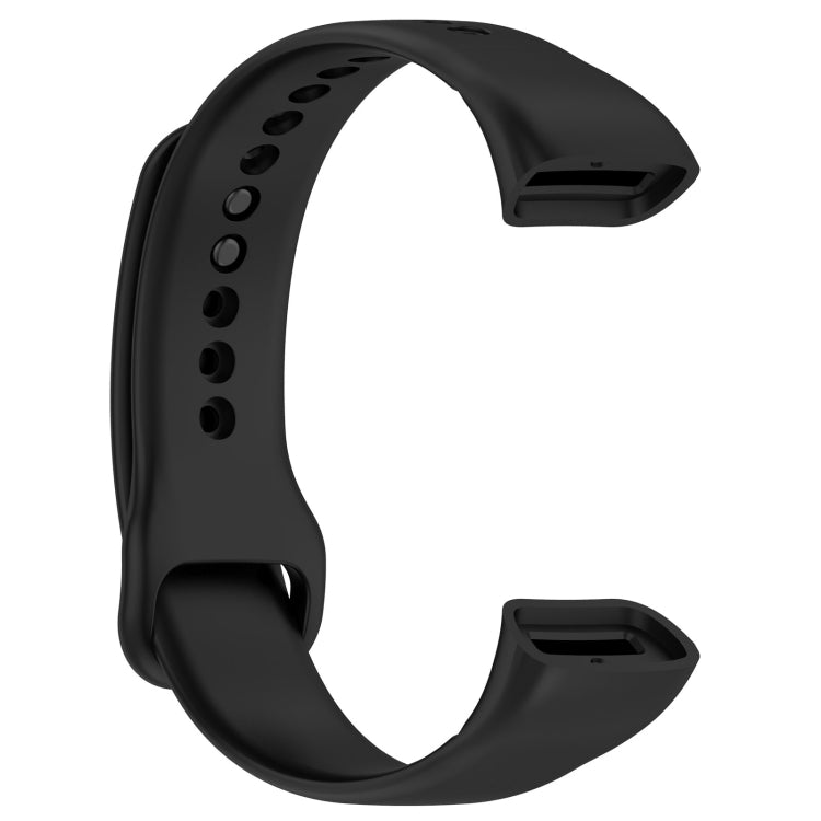 For Mambo Band 5 / 5S Solid Color Silicone Replacement Watch Band(Black) - Smart Wear by PMC TechLife | Online Shopping South Africa | PMC TechLife
