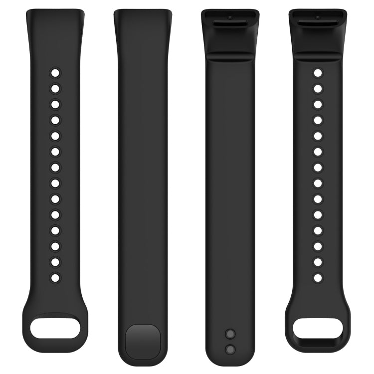 For Mambo Band 5 / 5S Solid Color Silicone Replacement Watch Band(Black) - Smart Wear by PMC TechLife | Online Shopping South Africa | PMC TechLife