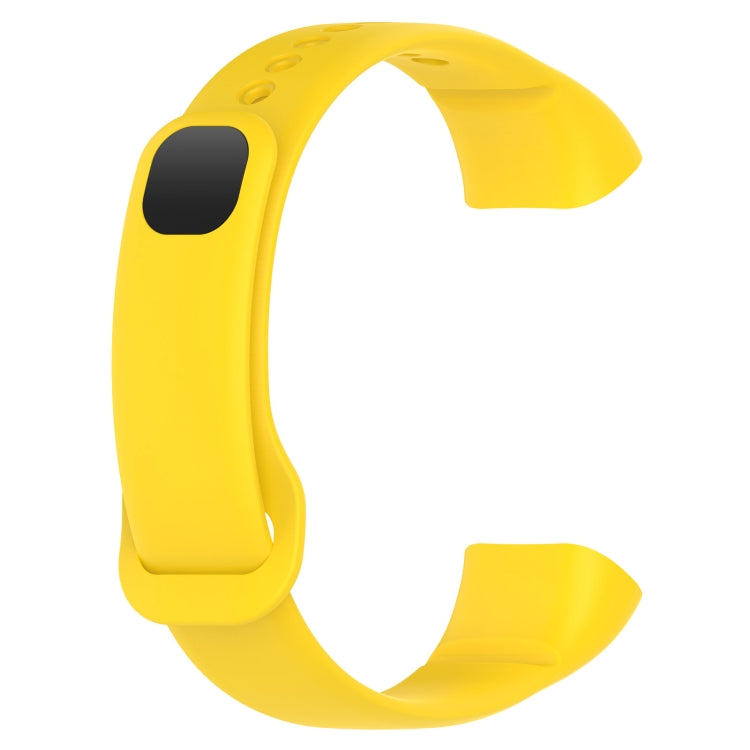 For Mambo Band 5 / 5S Solid Color Silicone Replacement Watch Band(Yellow) - Smart Wear by PMC TechLife | Online Shopping South Africa | PMC TechLife