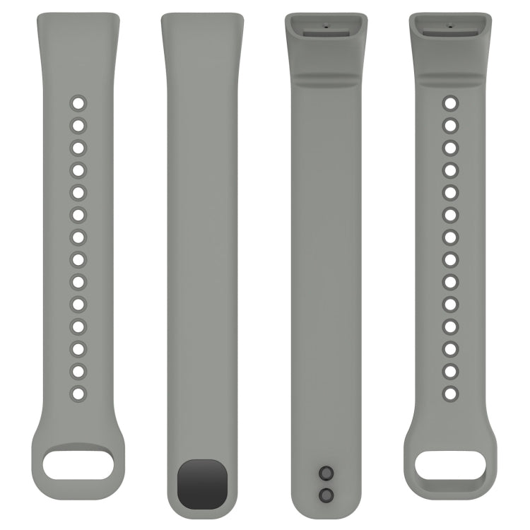 For Mambo Band 5 / 5S Solid Color Silicone Replacement Watch Band(Grey) - Smart Wear by PMC TechLife | Online Shopping South Africa | PMC TechLife