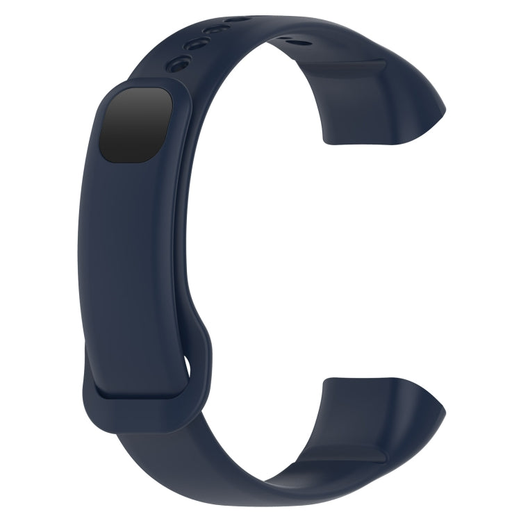 For Mambo Band 5 / 5S Solid Color Silicone Replacement Watch Band(Midnight Blue) - Smart Wear by PMC TechLife | Online Shopping South Africa | PMC TechLife
