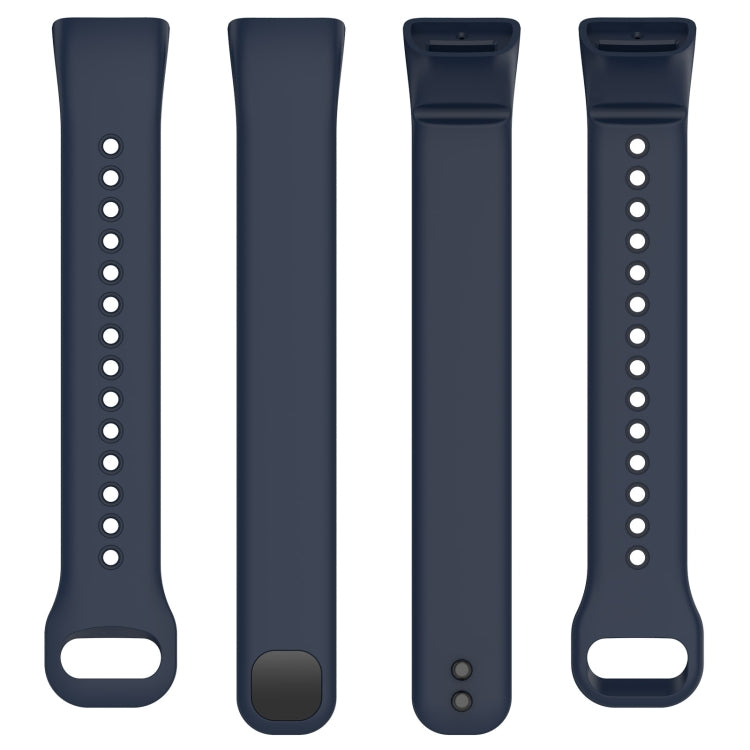 For Mambo Band 5 / 5S Solid Color Silicone Replacement Watch Band(Midnight Blue) - Smart Wear by PMC TechLife | Online Shopping South Africa | PMC TechLife