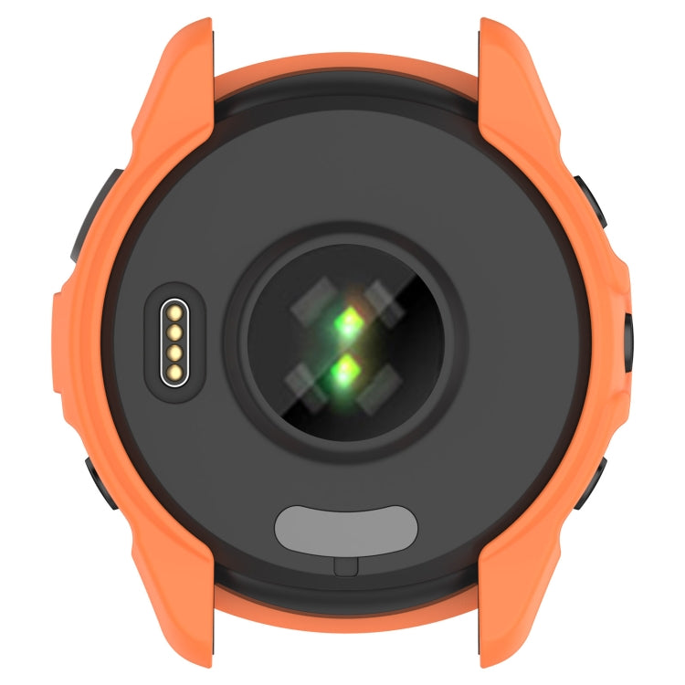 Compatible with Garmin Compatible witherunner 265 Armor Hollow Watch Protective Case(Orange) - Watch Cases by PMC TechLife | Online Shopping South Africa | PMC TechLife | Buy Now Pay Later Mobicred