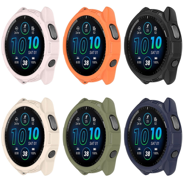 For Garmin Forerunner 965 Armor Hollow Watch Protective Case(Starlight Color) - Watch Cases by PMC TechLife | Online Shopping South Africa | PMC TechLife