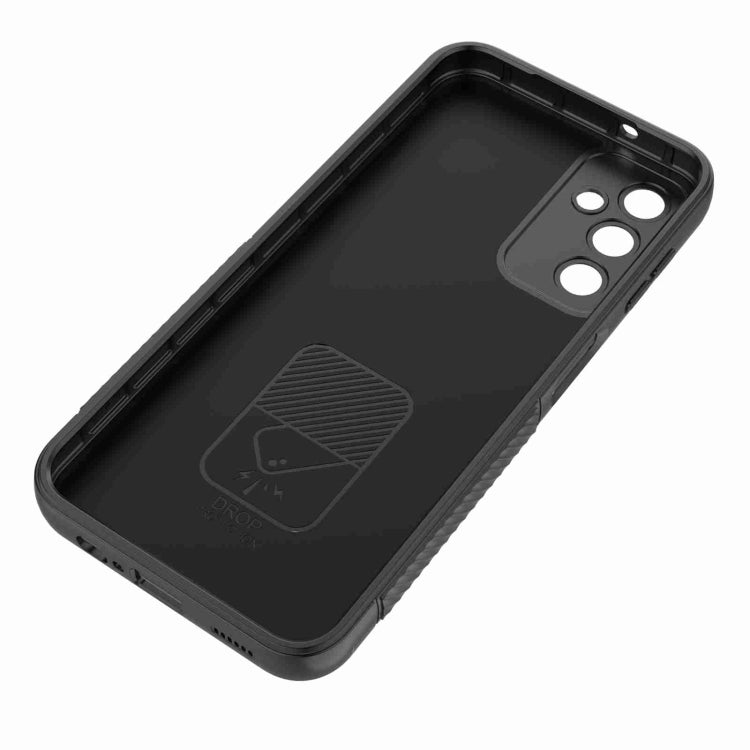 For Samsung Galaxy A14 5G Wavy Texture TPU Phone Case with Lens Film(Red) - free shipping - PMC TechLife - Order now!