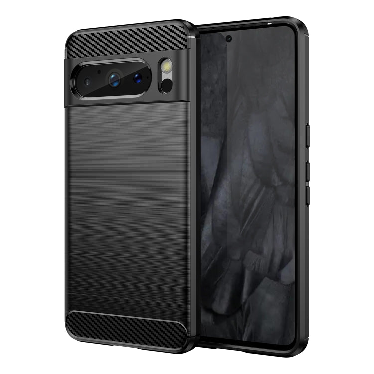 For Google Pixel 8 Pro Carbon Fiber Brushed Texture TPU Case(Black) - free shipping - PMC TechLife - Order now!